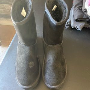 Black Boots with Fur Womens Size 8